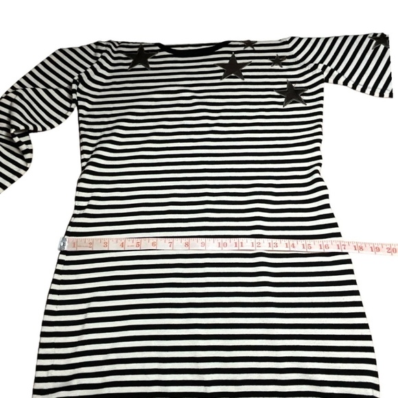 MAISON SCOTCH 100% Cotton Stretch Knit Long Sleeve T-Shirt Dress US Sz 2 - Picture 6 of 10